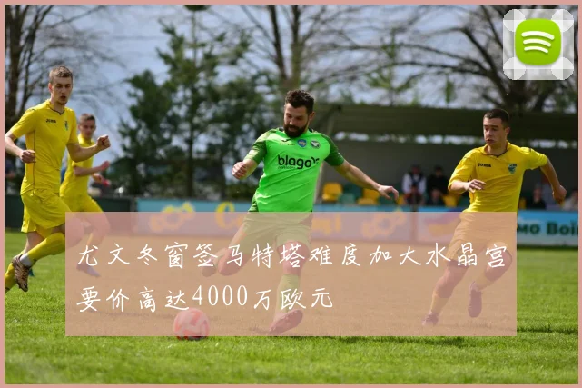 尤文冬窗签马特塔难度加大水晶宫要价高达4000万欧元